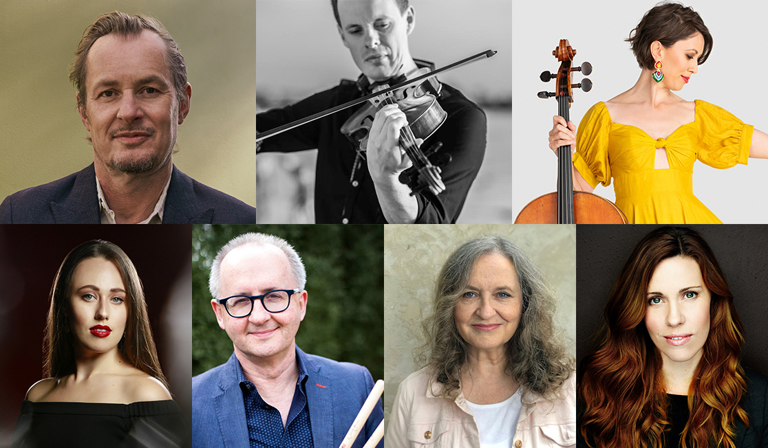 Headshots of seven people